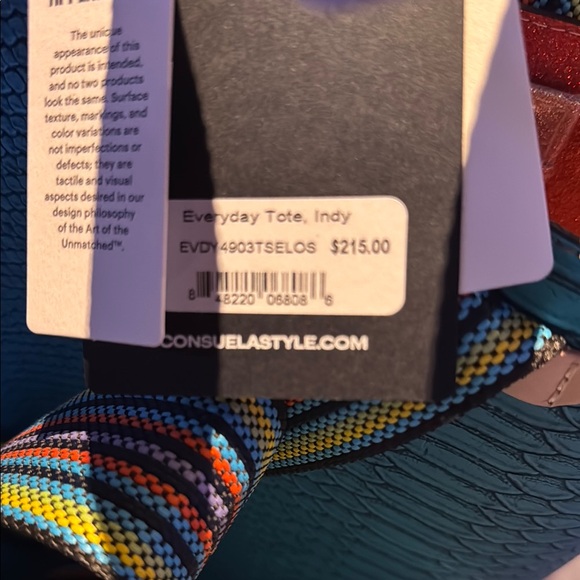 COPY - Consuela Everyday Tote, Indy in Teal and Multicolor (NWT) - Picture 2 of 6